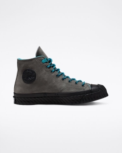 Converse Bosey Water-Repellent Chuck 70 Női Bakancs Sötét/Szürke/Fekete/Zöld | FJYBQZG-HU